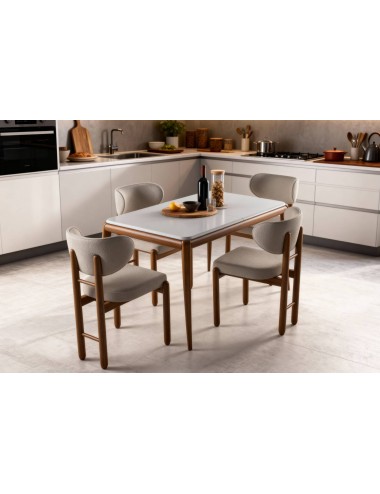 Fagus Masa Takımı - Karbeyaz