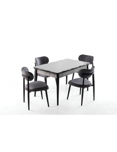 Metropol Kelebek Masa Takımı - Sis Gri